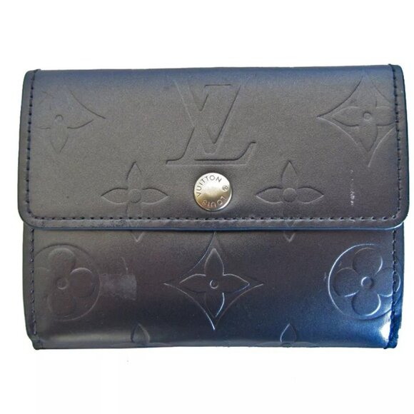 Auth LOUIS VUITTON Monogram Matte Radrow Coin case Card Case - Picture 1 of 9